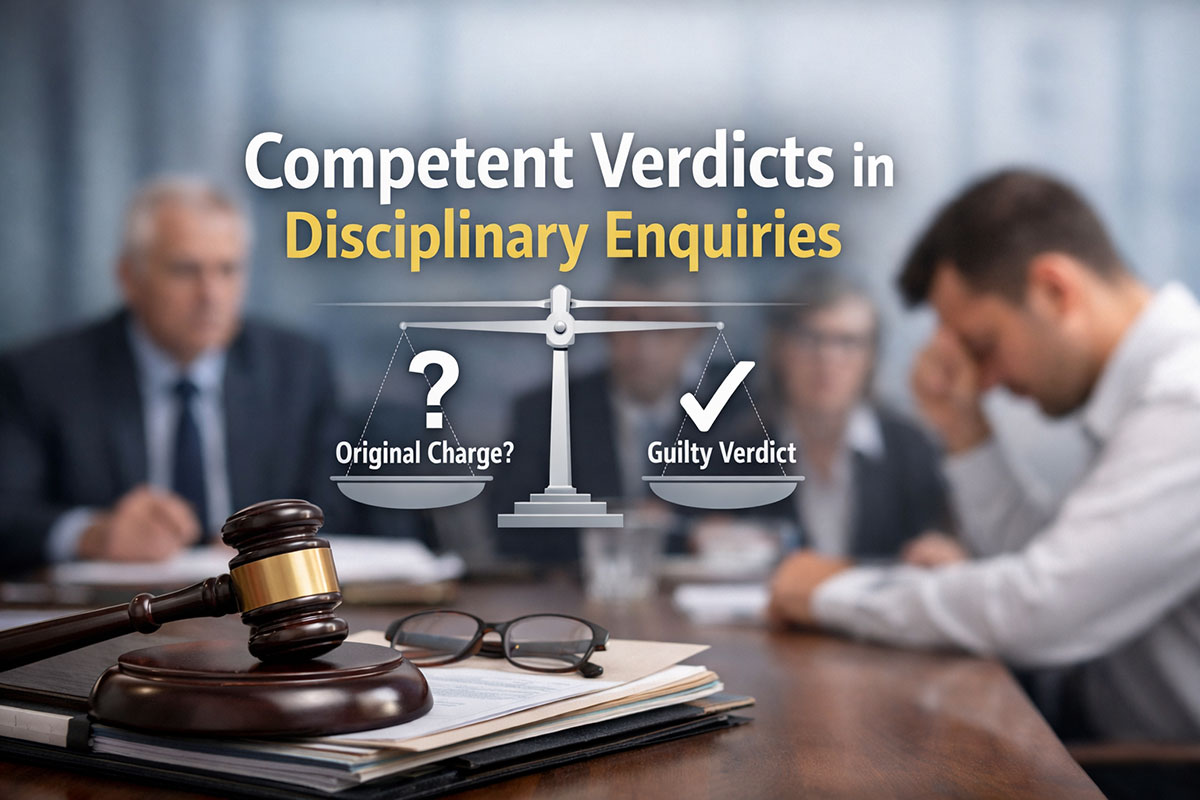 Competent Verdicts in Disciplinary Enquiries
