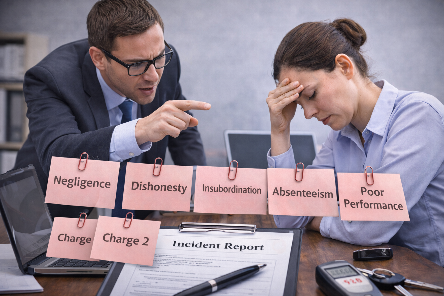 splitting of charges in disciplinary enquiries